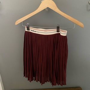 Wilson U.S.A sportswear limitless mini pleated skirt.